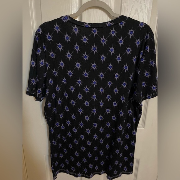 Free People Starburst with heart motif blue Tee. - Picture 2 of 4